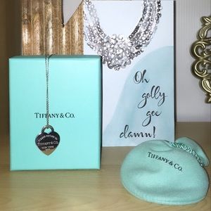 Return to Tiffany heart necklace - MEDIUM